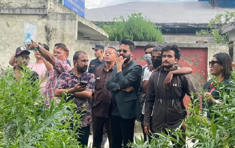 भृकुटीमण्डपको आगलागीस्थल पुगे मेयर बालेन साह