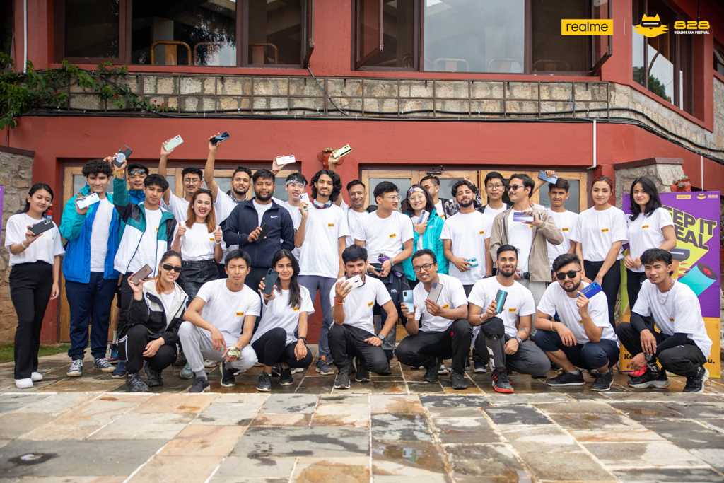 रियलमीले गर्‍यो नेपालमा पहिलो पटक ८२८ फ्यान फेस्टिभल आयोजना