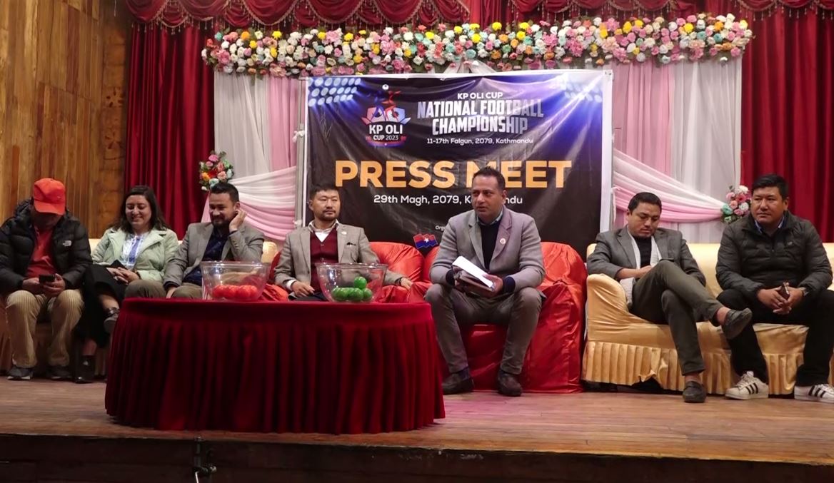 केपी ओली कप राष्ट्रिय फुटबल च्याम्पियनसिपको तालिका सार्वजनिक