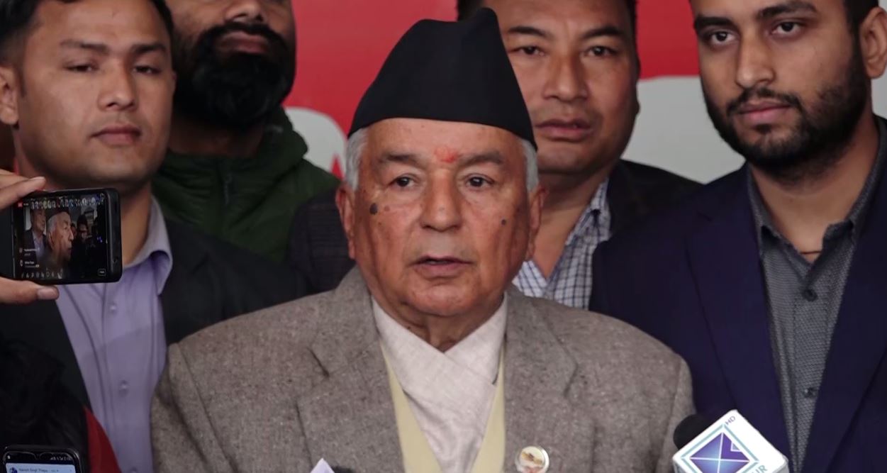 संविधानको रक्षा र जनताको अधिकार संरक्षण गर्ने चुनौति ममाथि आउन लागेकाे छ : रामचन्द्र पौडेल
