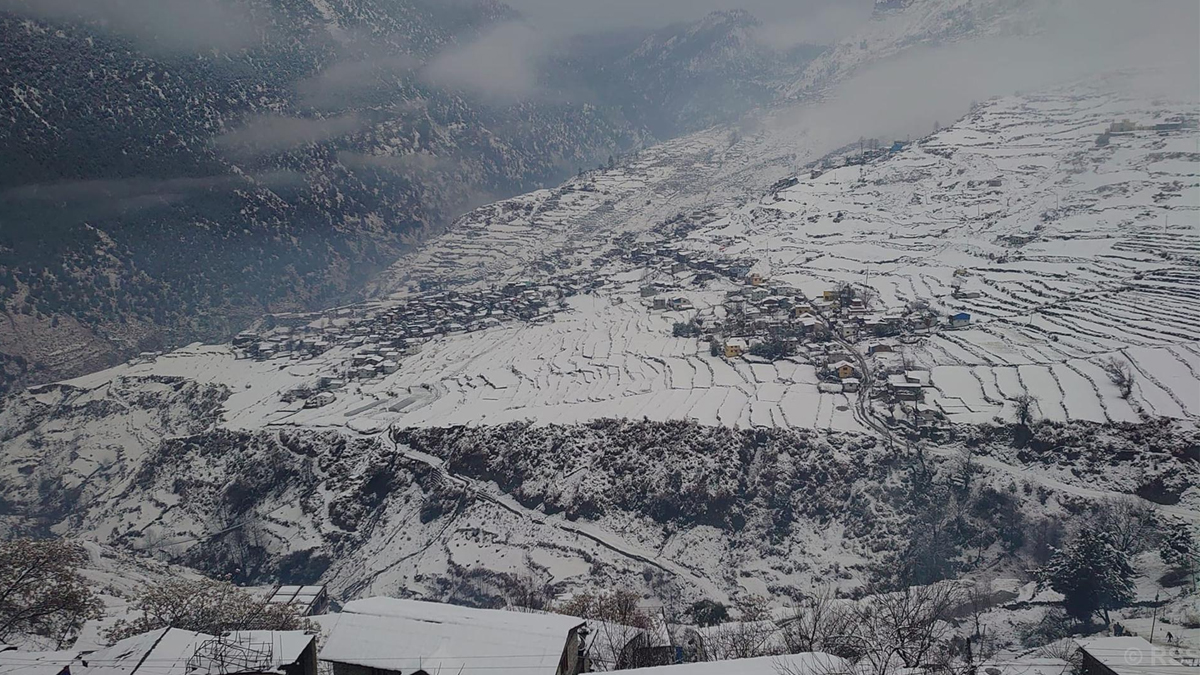 पश्चिमी वायुको आंशिक प्रभाव, प्रदेश १ को हिमाली भेगमा हिमपातको सम्भावना