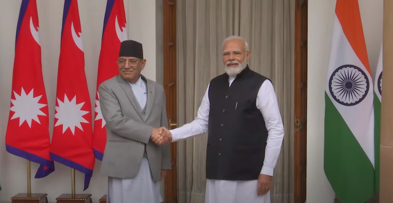 भारतीय स्वतन्त्रता दिवसमा प्रधानमन्त्री प्रचण्‍डले दिए समकक्षी मोदीलाई बधाई