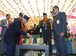 सातौं महिला तथा आठौं पुरुष राष्ट्रिय बिच भलिबल प्रतियोगिता प्रचण्डद्वारा उद्घाटन