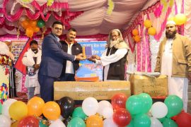 लुम्बिनी बैंकबाट विद्यालयलाई सेनिटरी प्याड मेसिन सहयोग