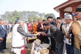 शीतल निवासमा सोनाम ल्होसारको शुभारम्भ, राष्ट्रपतिले दिए शुभकामना