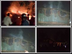 सर्लाहीको रामनगरमा आगलागी, कच्ची घरभित्रको धनमाल नष्ट