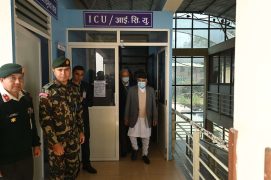 राष्ट्रपतिले कीर्तिपुर पुगेर लिए अर्थमन्त्रीको स्वास्थ्य अवास्थाबारे जानकारी