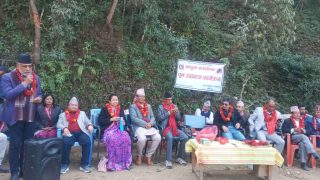 ललितपुरको टुङ्गन खोलामा गरियो पुल उद्घाटन