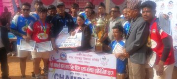 मन्थली नगर कप : पुरुष भलिबलको उपाधि चिसापानीलाई , महिलाको उपाधि भटौलीलाई