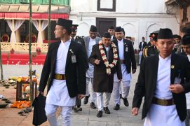 राष्ट्रपतिले गरे हनुमानढोका पुगेर वसन्त श्रवण
