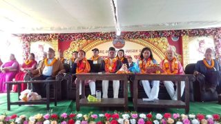सराङकोटमा महायज्ञ शुरु, पहिलो दिन ४५ लाख रुपैयाँ दान रकम संकलन