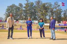 त्रिदेशीय सिरिजमा नेपालले थाइल्याण्डविरुद्ध टस जित्यो
