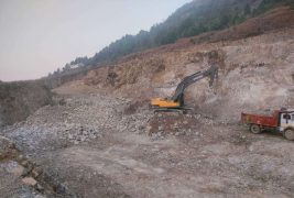 चुनढुङ्गा खानी अवैध सञ्चालन, उत्खनन कार्य रोकियो