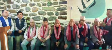 रामेछापमा जम्मा भए ११ कम्युनिष्ट पार्टीका नेता, एमाले रामेछापले गयो स्वागत