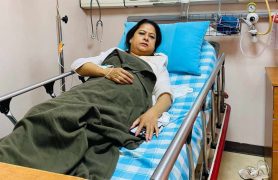 नागरिक उन्मुक्ति पार्टीकी अध्यक्ष रञ्जिता श्रेष्ठ अस्पताल भर्ना
