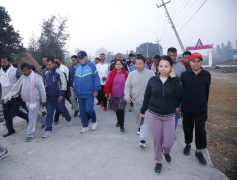 माओवादीले ‘तराई-मधेश जागरण अभियानमा एक करोड जनतासँग भेटेको प्रचण्डको दाबी