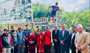 फुटबलर सावित्रा भण्डारीको सम्मानमा ‘साम्बा चोक’ नामकरण