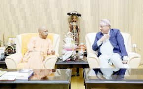 सुदूरपश्चिमका मुख्यमन्त्री शाह र उत्तर प्रदेशका मुख्यमन्त्री आदित्यनाथबीच भेटवार्ता