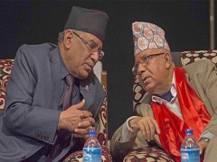 प्रचण्ड–माधव समूहबीच उच्चस्तरीय राजनीतिक छलफल