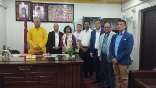 मुख्यमन्त्री सिंह र एडीबी प्रतिनिधिमण्डलबीच शिष्टाचार भेट