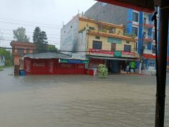 धनगढीमा एकैदिन २०२ मिमी वर्षा, डुबानले जनजीवन प्रभावित