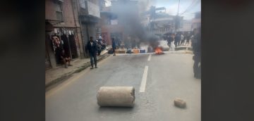 ललितपुरमा बाटो चौडा बनाउने क्रममा पोलले लागेर एक जनाको मृत्यु, ठैब क्षेत्र तनावग्रस्त