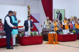 प्रधानमन्त्री ओलीद्वारा मधेस प्रदेशमा ६४ वटा सडकको एकसाथ शिलान्यास
