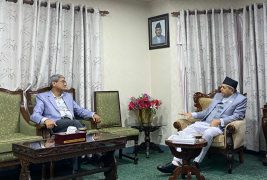 सभामुख र गृहमन्त्रीबीच २ बुँदे सहमति कार्यान्वयनबारे छलफल