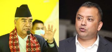 कांग्रेस सभापति देउवाले महामन्त्री थापालाई दिए धन्यवाद