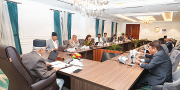 मन्त्रिपरिषद् बैठक बस्दै