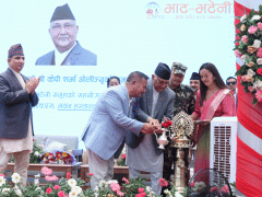 शिक्षण अस्पतालको विस्तारित भवन प्रधानमन्त्रीको हातबाट उद्घाटन