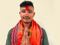 मध्यपुर ठिमी तरुण दल अध्यक्षमा संविन डंगोल विजयी