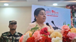सबै क्षेत्रमा महिलाको समान सहभागिता नभएसम्म समृद्ध नेपाल असम्भव : भण्डारी