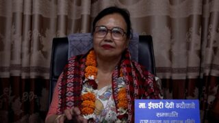 राज्य व्यवस्था तथा सुशासन समितिकी सभापति न्यौपानेले गरिन् पदभार ग्रहण