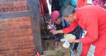 दशैँ लाग्यो, खाँडादेवीमा जमरा राखियो