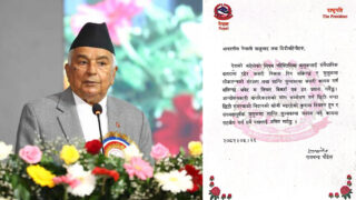 संवैधानिक दायरामा रहेर मुलुकलाई निकास दिन हर प्रयास गरिरहेको छु : राष्ट्रपति