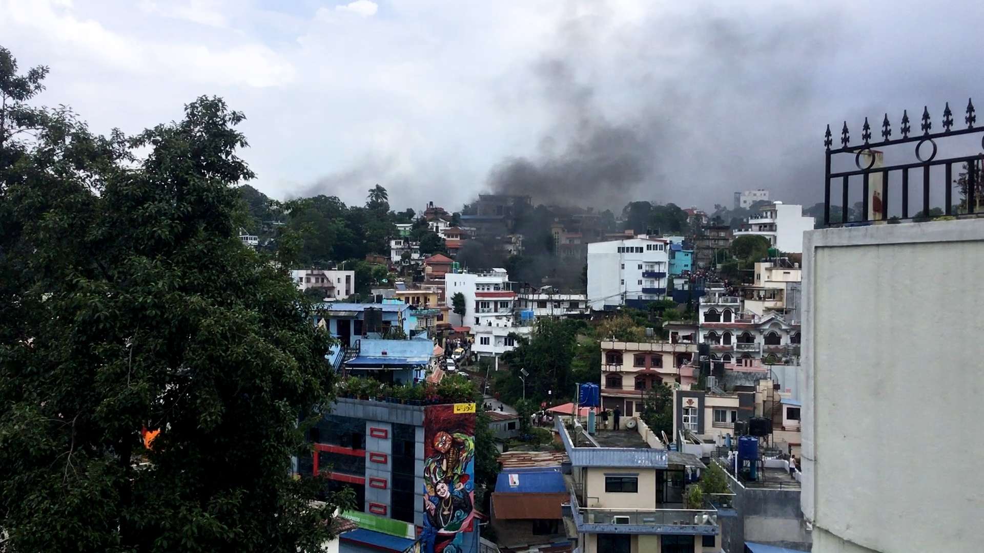 कांग्रेस प्रवक्ता डा.महतको निजी निवासमा आगजनी