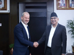 अर्थमन्त्री पौडेल र विश्व बैंकका उपाध्यक्ष जुटबीच शिष्टाचार भेटवार्ता