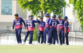 नेपालको लगातार दोस्रो हार, युएईसँग ५ विकेटले पराजित 