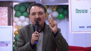 संकटको घडिमा एकजुट हुन जरुरी छ, आत्मनिन्दा कम गर्नुपर्छ : प्रकाशशरण महत