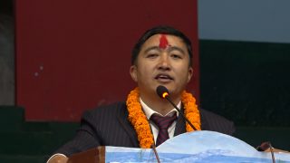 विदाइ समारोहमा घिसिङको प्रतिबद्धता: खेलकुदको विकासमा खरो बन्नेछु