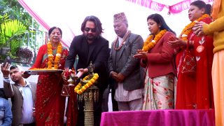 जय बागेश्वरीमा ब्रह्माको मन्दिर, बालेन–सुनिताले गरे उद्घाटन