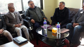 राजनीतिक संवाद समितिको टोलीद्वारा कांग्रेस पार्टी कार्यालयको अनुगमन