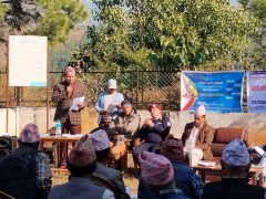 मन्थली नगरपालिकाको एक पन्थ–दुई काम, सार्वजनिक सुनुवाइसँगै घुम्ती शिविर