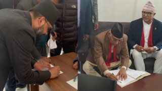 बालेनसँग भिड्न ओलीले दर्ता गराए झापा–५ बाट उम्मेदवारी