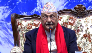 नेपालमा नेपाली सरकार हुनुपर्दछ, विदेशीको सरकार होइन : ओली