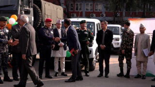 भारतद्वारा प्रतिनिधि सभा निर्वाचनका लागि २२३ सवारी साधन हस्तान्तरण