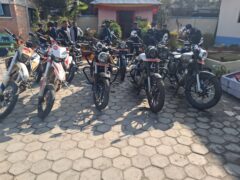 स्वरूप परिवर्तन तथा ध्वनी प्रदूषण गर्ने १२ मोटरसाइकल नियन्त्रणमा