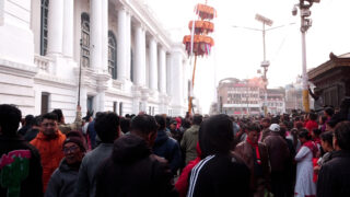 होली पर्व आरम्भ, बसन्तपुरमा चीर ठड्याइयो