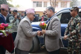 गृहमन्त्री अर्यालसहितको निरीक्षण टोली नुवाकोटमा